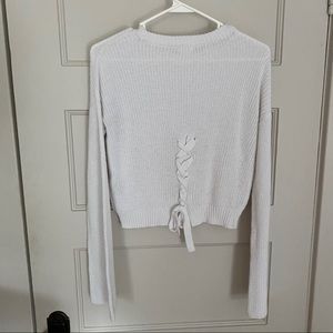 GARAGE Long Sleeve Crop Sweater
